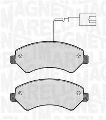 Magneti marelli 363916060190 Brake Pad Set, disc brake 363916060190