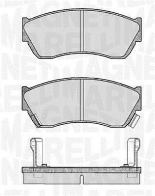 Magneti marelli 363916060491 Brake Pad Set, disc brake 363916060491