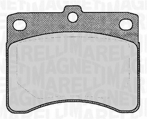 Magneti marelli 363916060815 Brake Pad Set, disc brake 363916060815