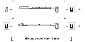 Spark plug wires FSO: 941318111212 Magneti marelli Ignition lead set