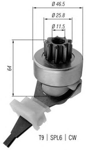 940113020421 Magneti marelli Freewheel gear, starter