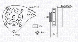 Alternator Magneti marelli 063321165010