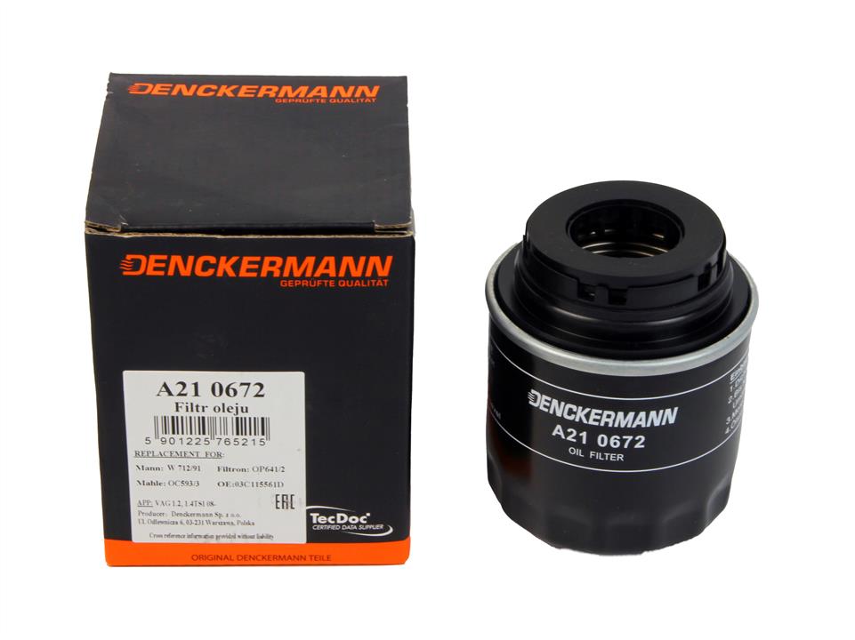 Denckermann A210672 Oil Filter A210672