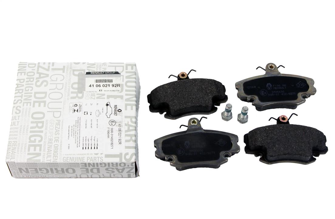 Brake pad set Renault 41 06 021 92R