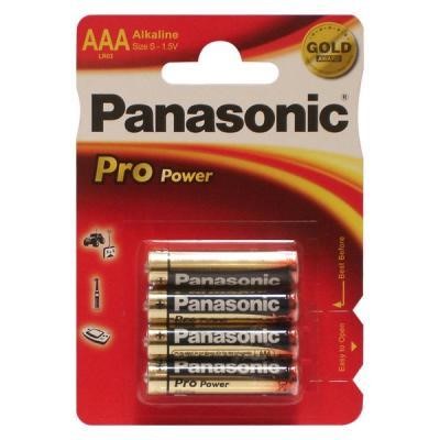 Panasonic LR03XEG/4BP Battery Pro Power AAA/LR03 BL 4 pcs. LR03XEG4BP