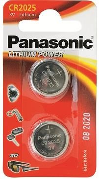 Panasonic CR-2025EL/2B Battery CR 2025 BL 2pcs. CR2025EL2B