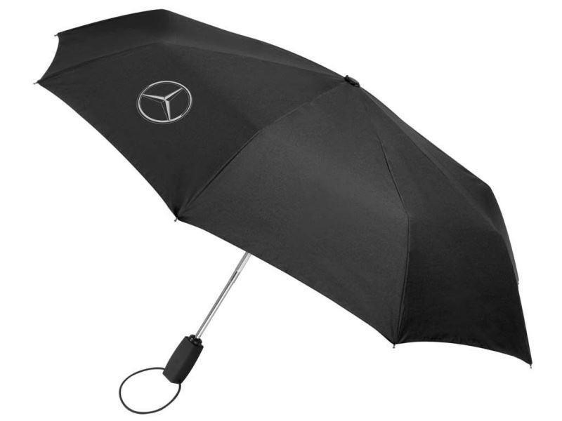 Mercedes B6 6 95 2631 Foldable automatic umbrella black, length 30 cm, diameter 97 cm B66952631