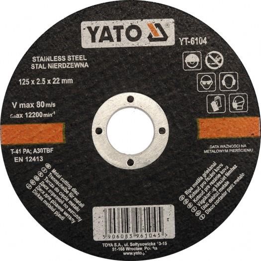 YT6104 Yato Cutting wheel for metal