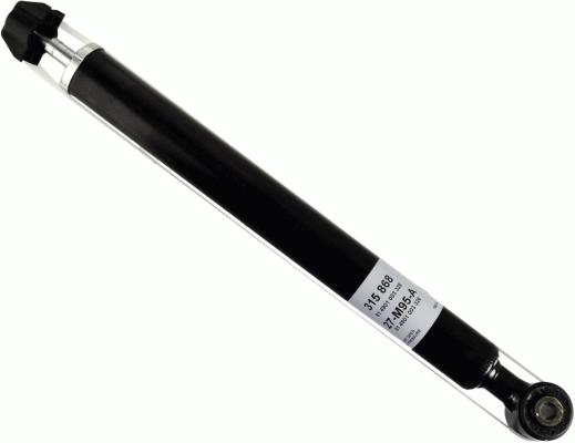 SACHS 315 868 Rear oil and gas suspension shock absorber 315868