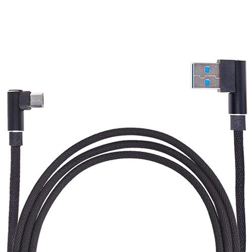 Pulso 00000048707 Cable USB - Micro USB (Black) 90° ((400) Bk) 00000048707