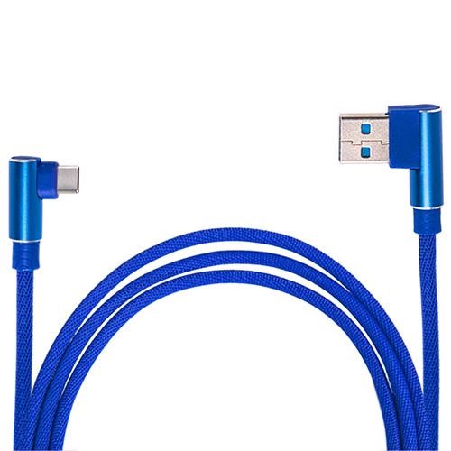 Pulso 00000048804 Cable USB - Type C (Blue) 90° ((200) Bl) 00000048804