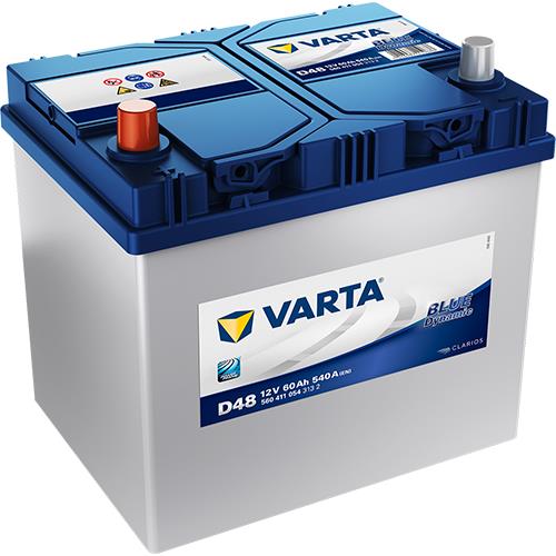Varta 5604110543132 Battery Varta Blue Dynamic 12V 60AH 540A(EN) L+ 5604110543132