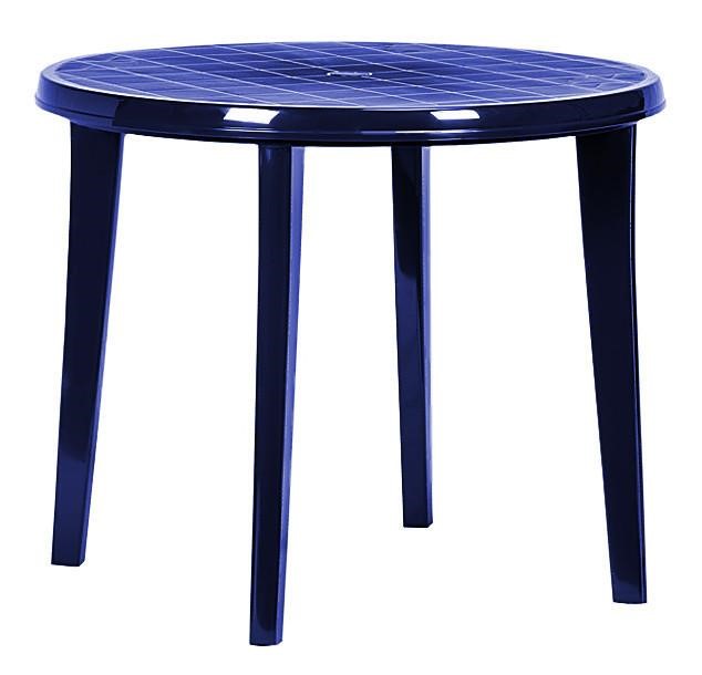 Curver 3253929138010 Plastic table Lisa, blue 3253929138010