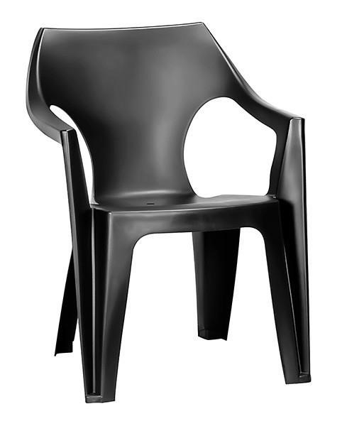 Allibert 8711245130460 Plastic chair Dante, grey 8711245130460