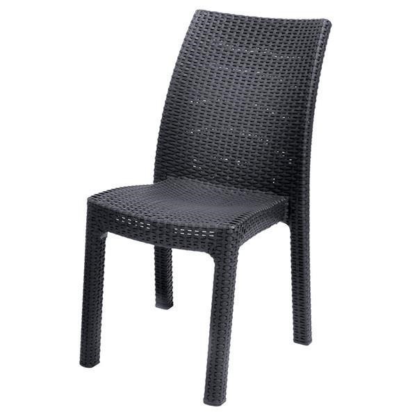 Keter 7290103662226 Plastic chair Toscana, grey 7290103662226