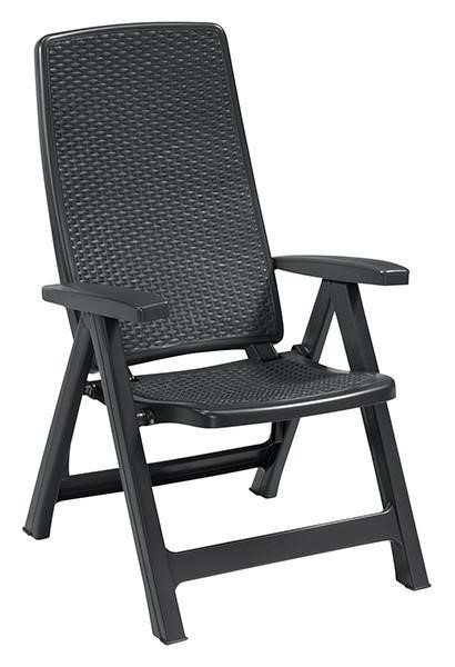 Allibert 8711245125794 Plastic chair Montreal, grey 8711245125794