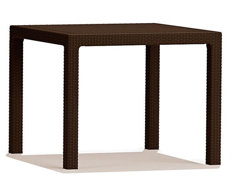 Keter 7290103666132 Table Melody Quartet artificial rattan, brown 7290103666132