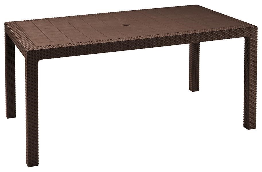 Keter 7290005559969 Table Melody artificial rattan, brown 7290005559969