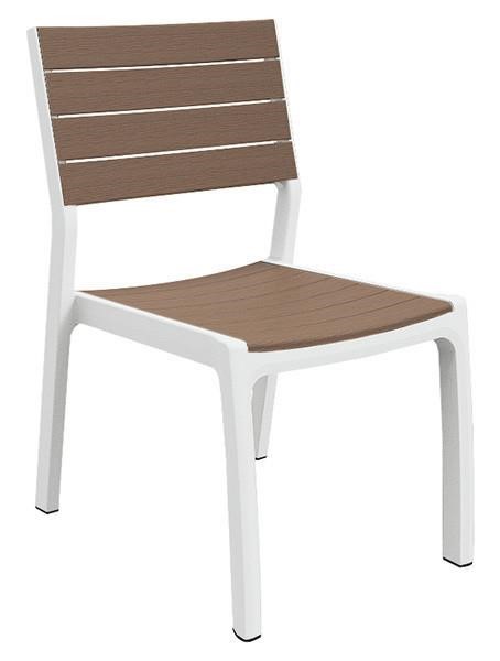 Keter 7290106926424 Plastic chair Harmony, white-beige 7290106926424