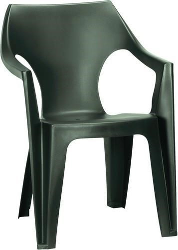 Allibert 8711245137476 Plastic chair Dante, dark green 8711245137476