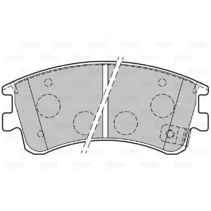 Valeo 301648 Front disc brake pads, set 301648