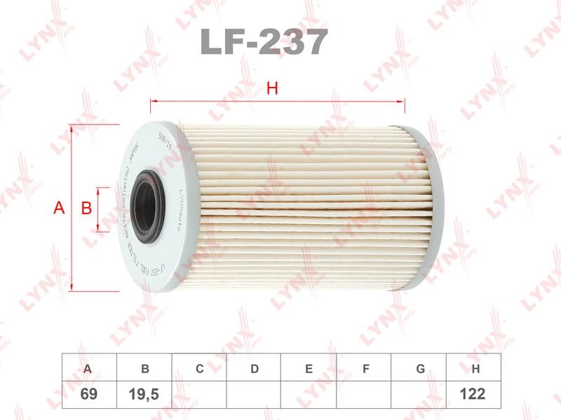 LYNXauto LF-237 Fuel filter LF237