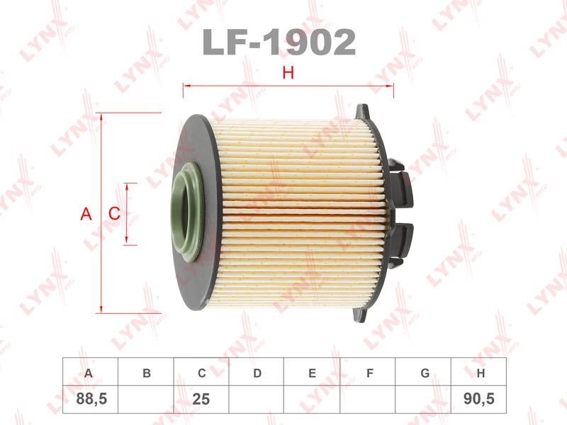 LYNXauto LF-1902 Fuel filter LF1902