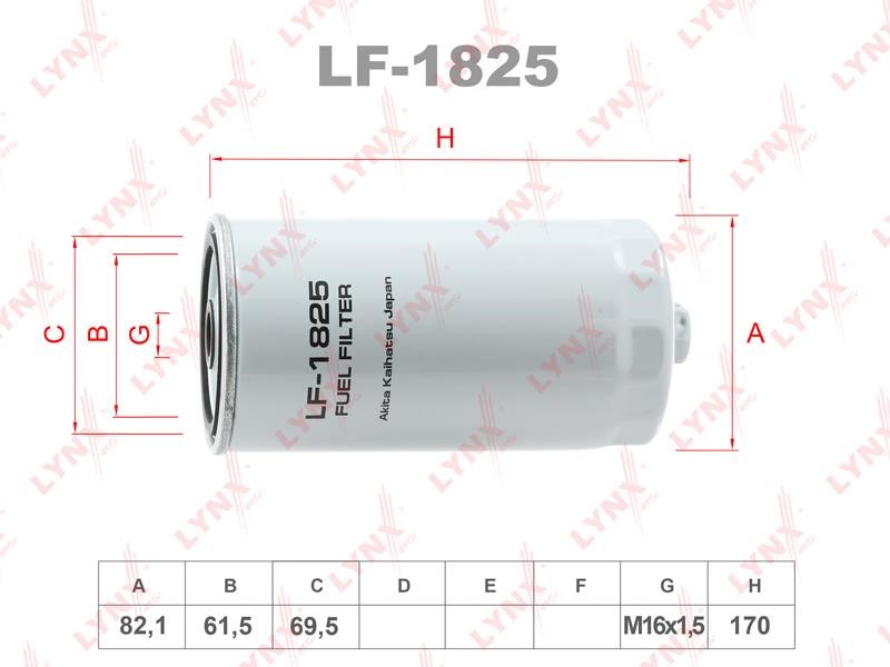 LYNXauto LF-1825 Fuel filter LF1825