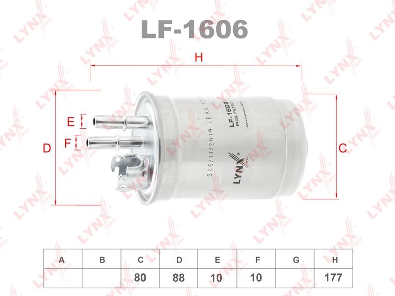 LYNXauto LF-1606 Fuel filter LF1606