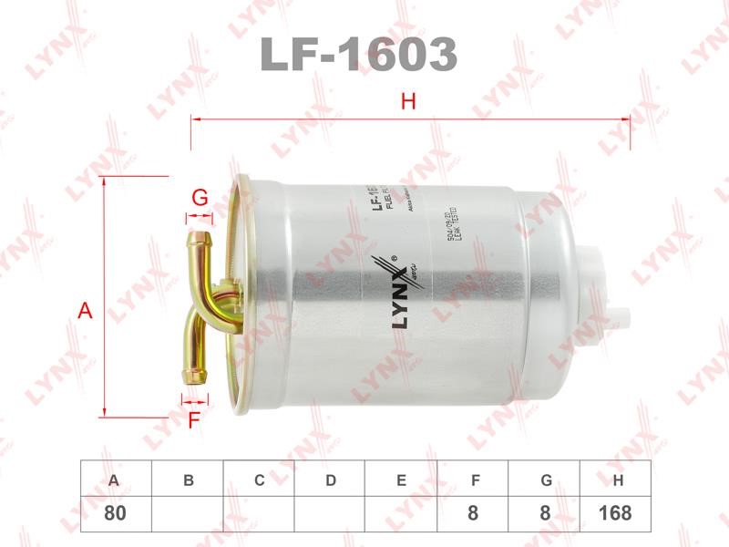 LYNXauto LF-1603 Fuel filter LF1603