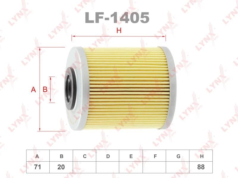 LYNXauto LF-1405 Fuel filter LF1405
