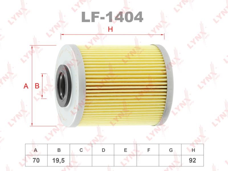 LYNXauto LF-1404 Fuel filter LF1404