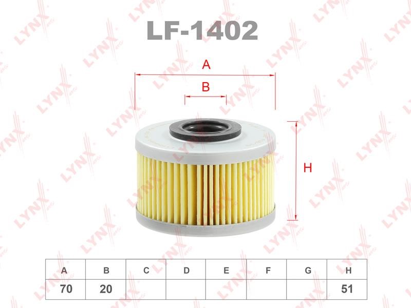 LYNXauto LF-1402 Fuel filter LF1402