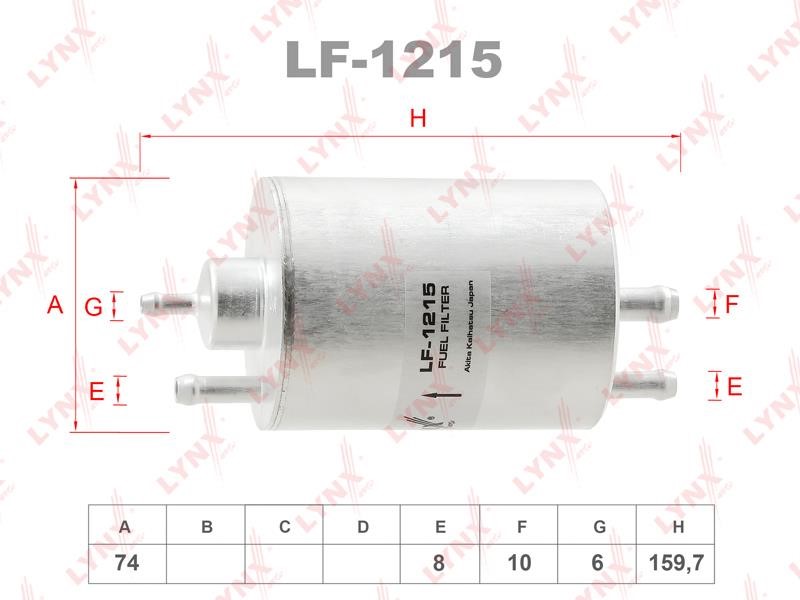 LYNXauto LF-1215 Fuel filter LF1215