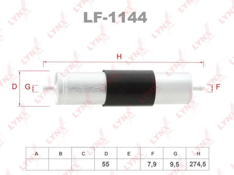 LYNXauto LF-1144 Fuel filter LF1144