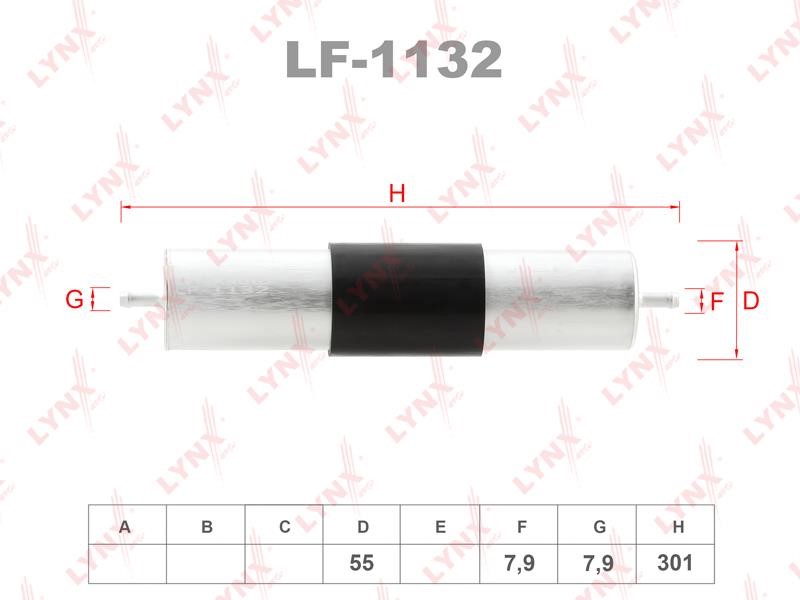 LYNXauto LF-1132 Fuel filter LF1132