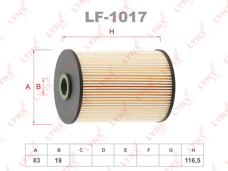 LYNXauto LF-1017 Fuel filter LF1017