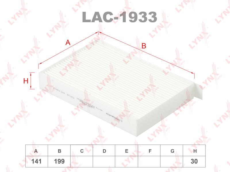 LYNXauto LAC-1933 Filter, interior air LAC1933
