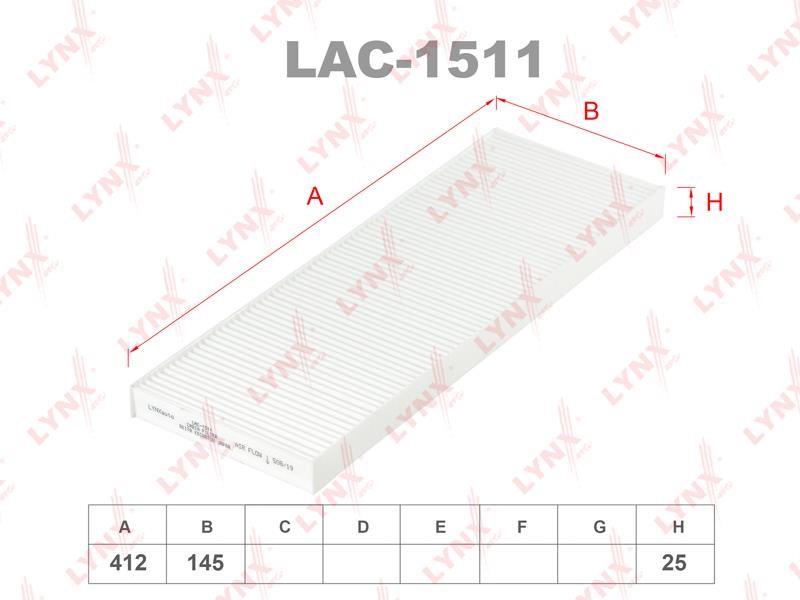 LYNXauto LAC-1511 Filter, interior air LAC1511
