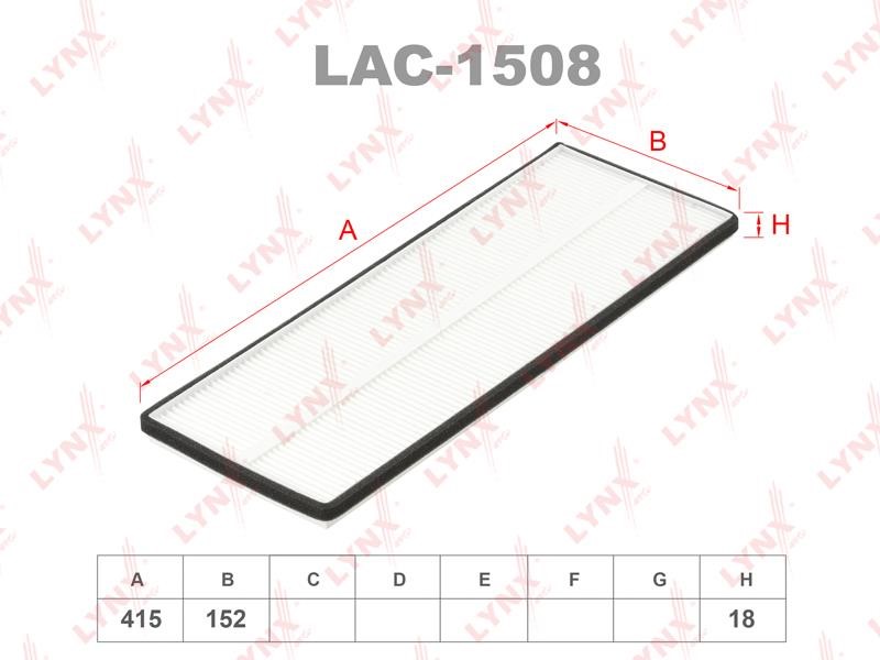 LYNXauto LAC-1508 Filter, interior air LAC1508