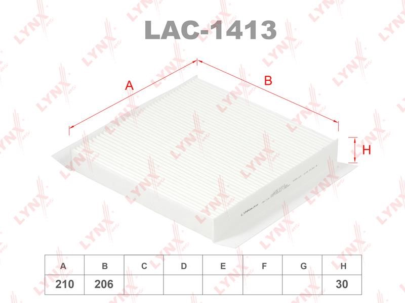 LYNXauto LAC-1413 Filter, interior air LAC1413