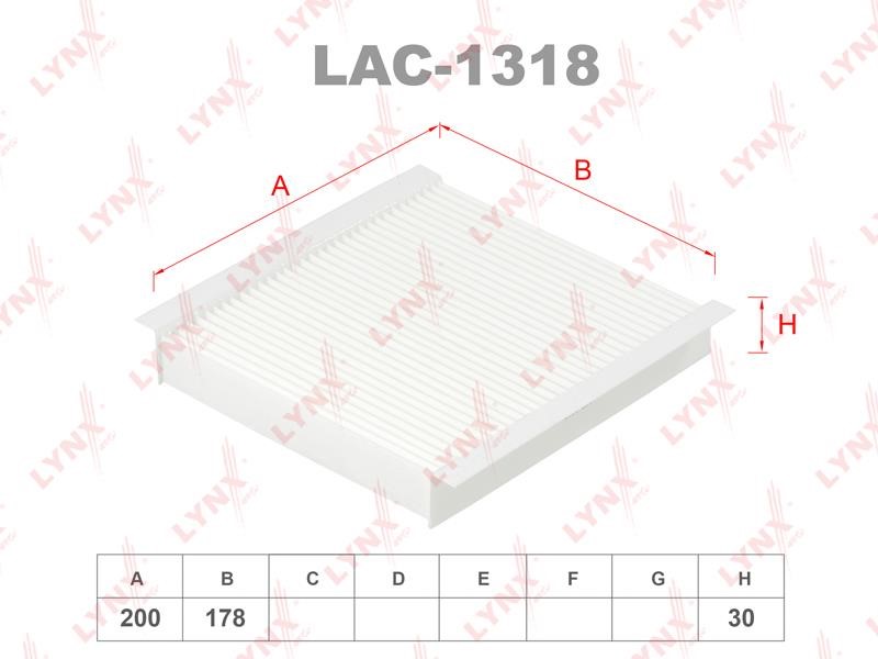 LYNXauto LAC-1318 Filter, interior air LAC1318