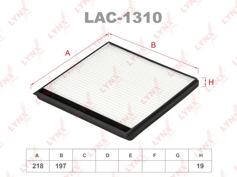LYNXauto LAC-1310 Filter, interior air LAC1310