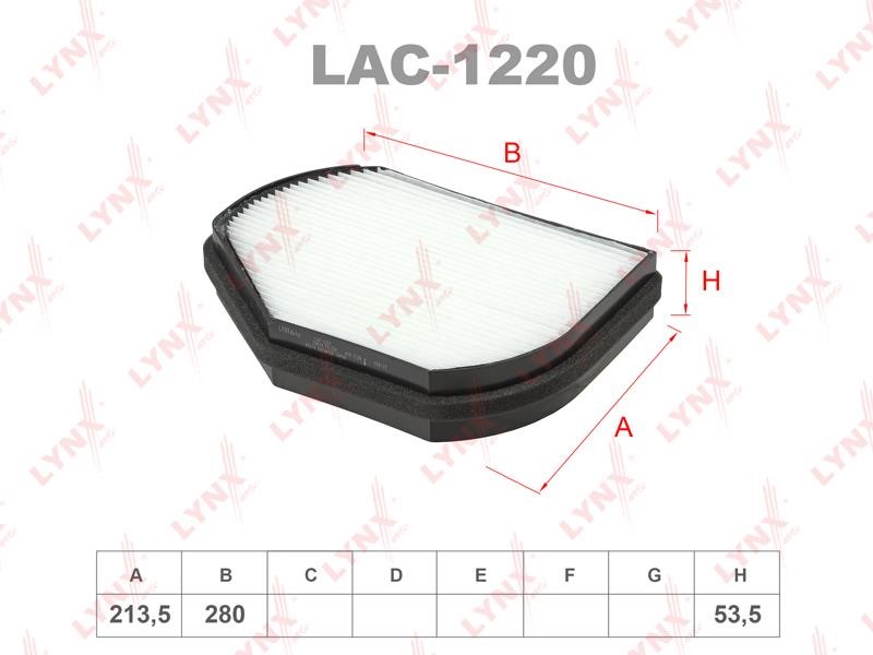 LYNXauto LAC-1220 Filter, interior air LAC1220