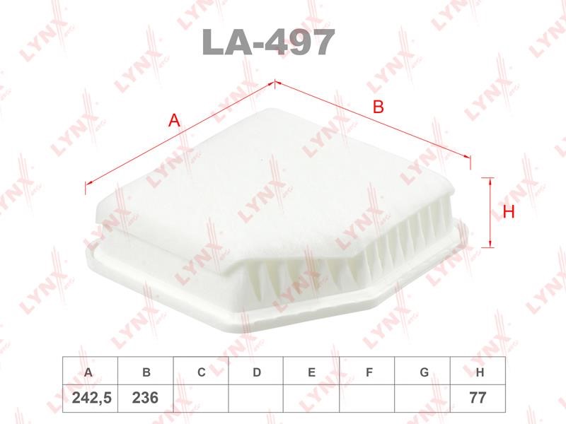 LYNXauto LA-497 Filter LA497