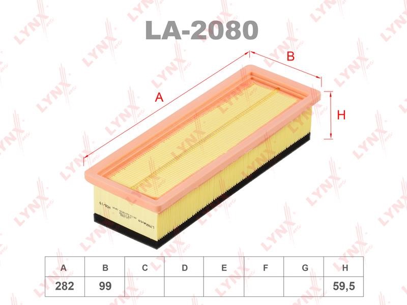 LYNXauto LA-2080 Air filter LA2080