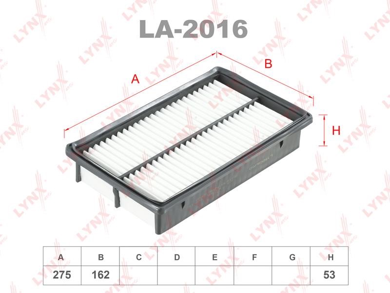 LYNXauto LA-2016 Air filter LA2016