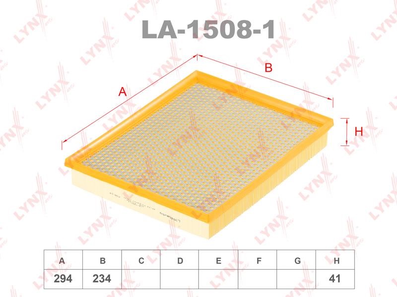 LYNXauto LA-1508-1 Air filter LA15081
