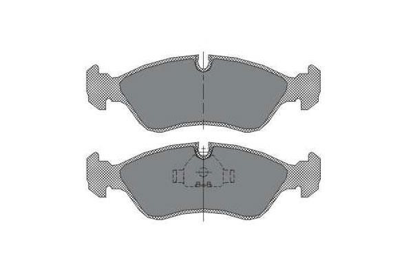 SCT SP 122 Brake Pad Set, disc brake SP122