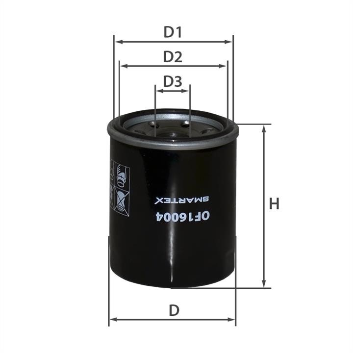 Smartex OF16004 Oil Filter OF16004